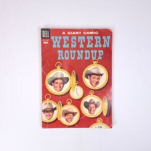 A Giant Comic Western Roundup #16 Dell Comics 1956 Comic Book